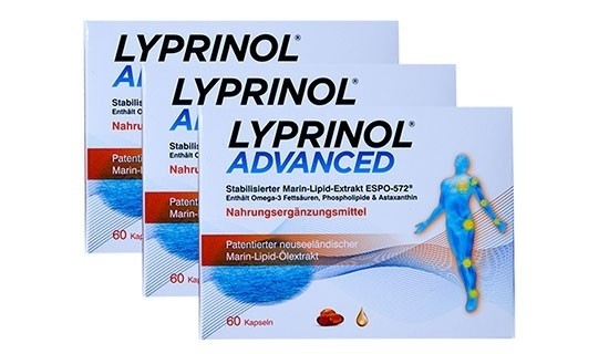 Pachet 3 cutii Lyprinol Avansat "Miracolul din apa marilor" - 3 x 60 capsule