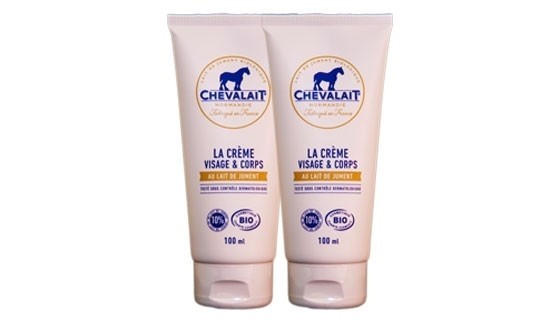 Pachet 2 Creme Bio cu lapte de iapa Chevalait